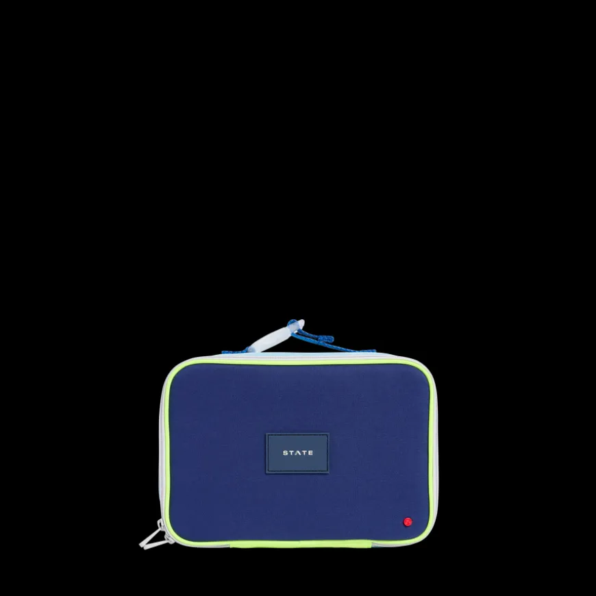 Rodgers Lunch Box Color Block Navy/Neon