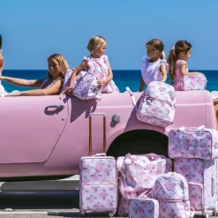 STATE Bags | STATE x LoveShack Fancy Logan Carry-On Suitcase Polyester Canvas Rosa/Garden