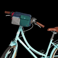 Kane Kids Bike Bag Color Block Green/Navy