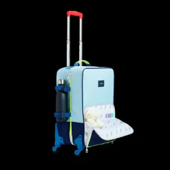 Logan Suitcase Color Block Navy/Neon