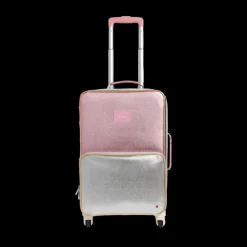 Logan Suitcase Metallic Pink/Silver