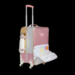 Logan Suitcase Metallic Pink/Silver