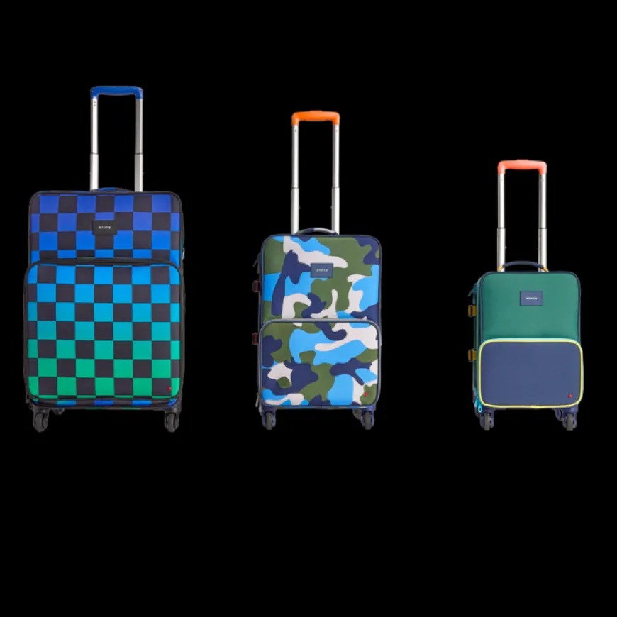 Logan Suitcase Printed Canvas Camo