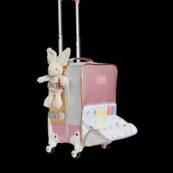 Mini Logan Suitcase Metallic Pink/Silver
