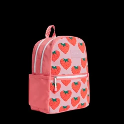 STATE Bags | Kane Kids Double Pocket Backpack Intarsia Strawberries | Back to School | Travel Backpack
