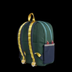 STATE Bags | Kane Kids Double Pocket Backpack Color Block Green/Navy | Back to School | Travel Backpack