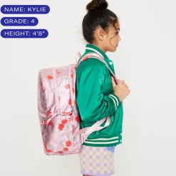 STATE Bags | Kane Kids Double Pocket Backpack Color Block Green/Navy | Back to School | Travel Backpack