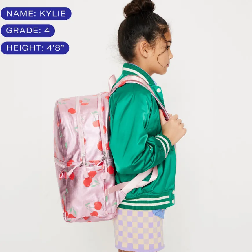 STATE Bags | Kane Kids Double Pocket Backpack Color Block Green/Navy | Back to School | Travel Backpack