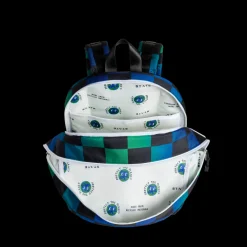 STATE Bags | Kane Kids Double Pocket Backpack Color Block Green/Navy | Back to School | Travel Backpack