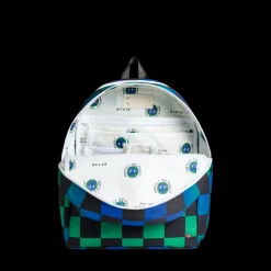 STATE Bags | Kane Kids Double Pocket Backpack Color Block Green/Navy | Back to School | Travel Backpack