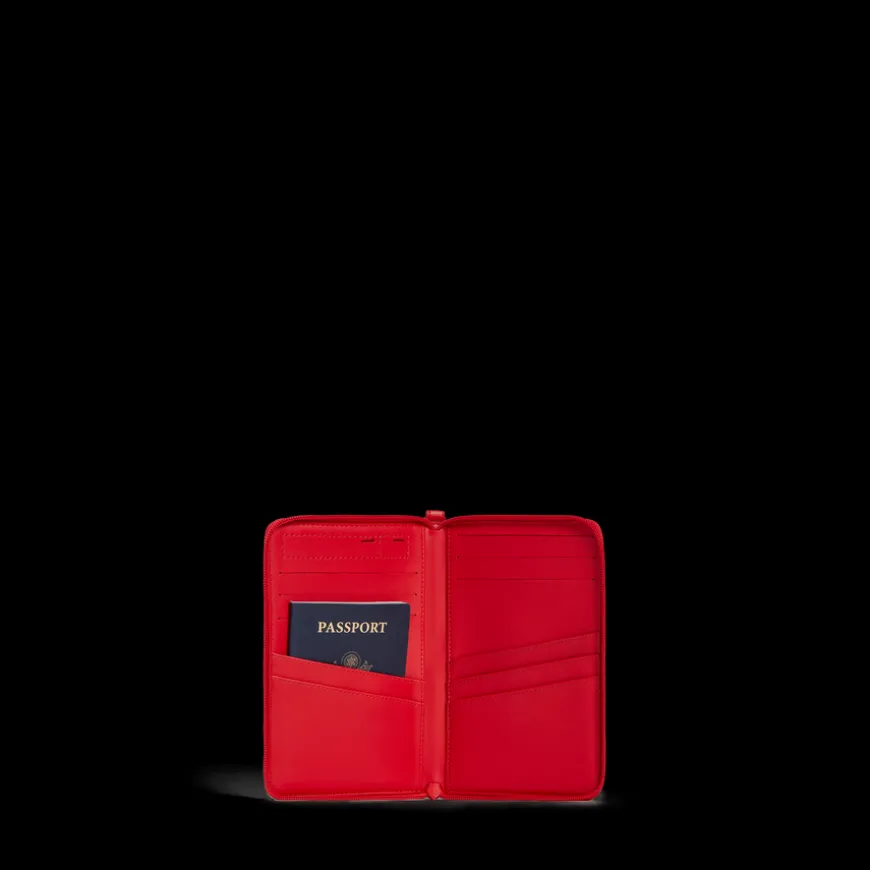 STATE Bags | Passport Holder Vegan Leather Burgundy