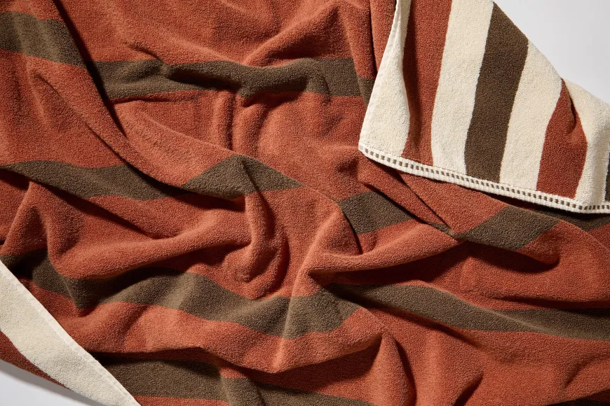 STATE Bags | Quiet Town Catalina Towel Chocolate