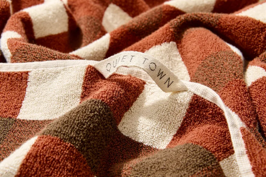 STATE Bags | Quiet Town Tam Towel Chocolate