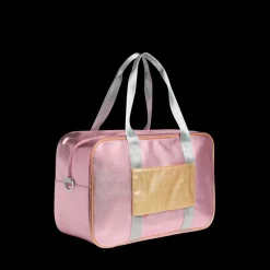 STATE Bags | Rockaway Duffle Metallic Pink/Silver