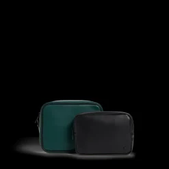 STATE Bags | Travel Pouch Set of Two Vegan Leather Olive
