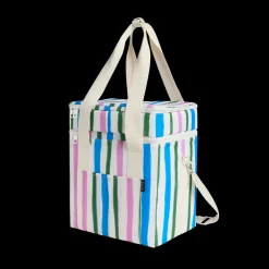 STATE Bags | Wellington Cooler Recycled Coated Cotton Stripe